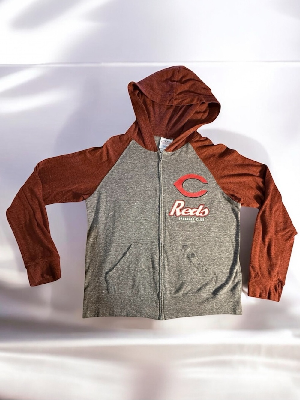 Cincinnati Reds Genuine Merchandise Zip Up Hoodie Large Jacket - Baseball -